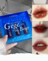 Gege Bear Dazzling Watergloss Lip Glaze Set for Women – High-Shine Hydrating Lip Gloss Trio