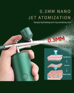 Adium Oxygen Spray Machine – Portable High-Pressure Facial Airbrush