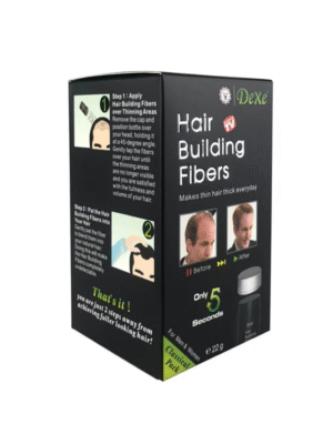 DeXe Hair Building Fibers – Black (22g)