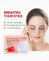 SADOER Red Pomegranate Eye Mask – Hydrating & Anti-Aging Under-Eye Treatment (30 Pack)
